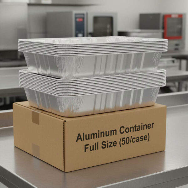 Aluminum Container Full Size Medium, (50/case)