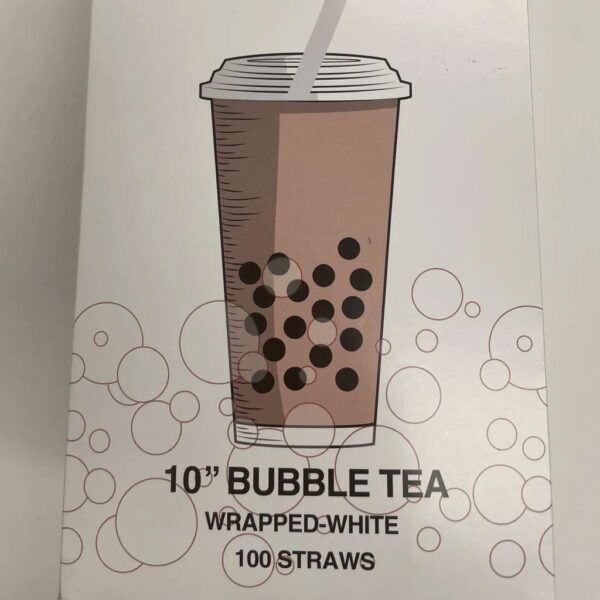 Bubble Tea Wrapped Straws, 1,000 pcs